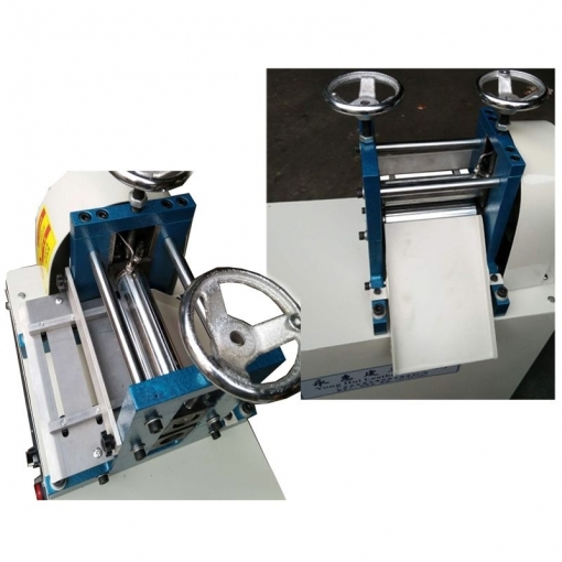 Belt embossing machine