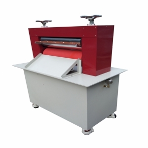Leather roll glossing and grinding press machine