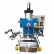 Automatic pneumatic leather label patch embossing machine logo stamp machine