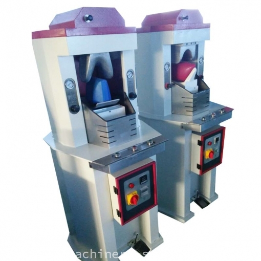 Shoe upper crimping machine