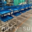 Rotary two layer sewing machine convery shoe upper sewing conveyor