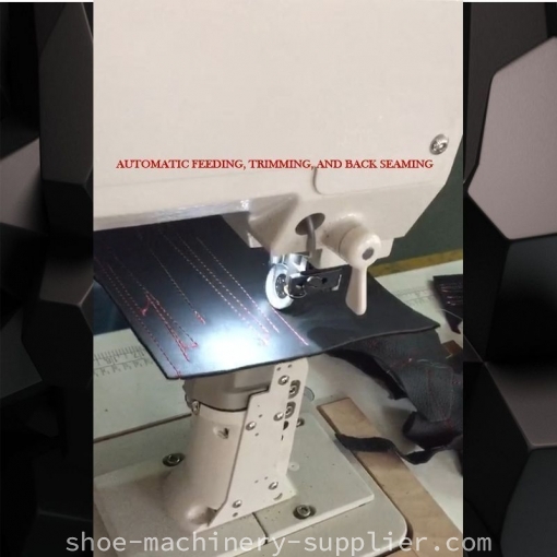 Automatic feeding postbed roller sewing machine