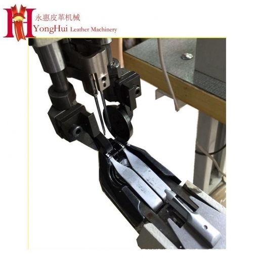 Automatic leather shoe upper pattern forming sewing machine