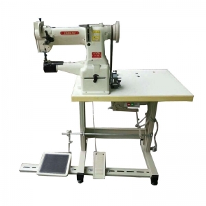 Industrial cylinder bed compound feed leather bag binding sewing machine