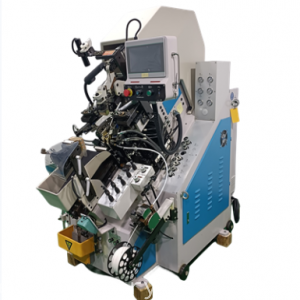 Automatic glue toe lasting cementing machine footwear making machine