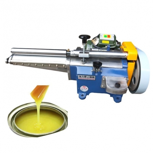 gluing machine with yellow glue