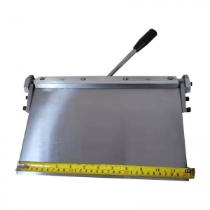 30cm manual creasing folding linear edge folding machine for leather paper